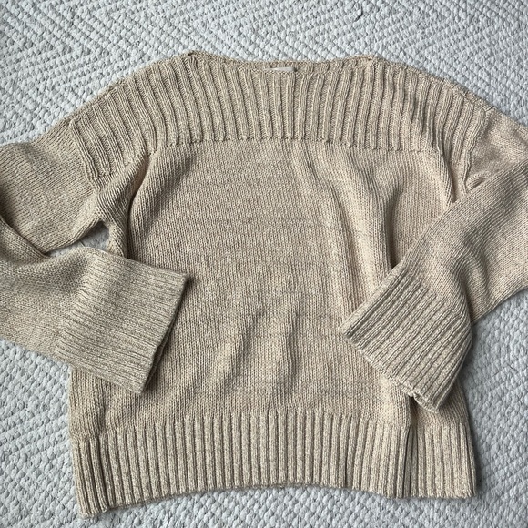 Loft Ribbed Boatneck Sweater - Picture 2 of 3